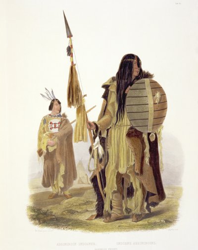 Assiniboin Indians, Plate 32 from Volume 2 of 